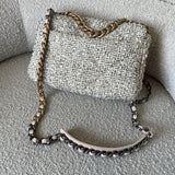 CHANEL Handbag 21S Oreo Tweed 19 Flap Small Mixed Hardware - Redeluxe