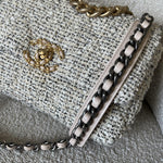 CHANEL Handbag 21S Oreo Tweed 19 Flap Small Mixed Hardware - Redeluxe
