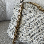 CHANEL Handbag 21S Oreo Tweed 19 Flap Small Mixed Hardware - Redeluxe