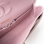 CHANEL Handbag 21S Pink Clair Caviar Classic Flap Quilted Medium LGHW - Redeluxe