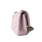 CHANEL Handbag 21S Pink Clair Caviar Classic Flap Quilted Medium LGHW - Redeluxe