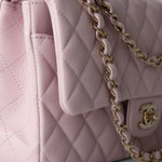 CHANEL Handbag 21S Pink Clair Caviar Classic Flap Quilted Medium LGHW - Redeluxe