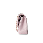 CHANEL Handbag 21S Pink Clair Caviar Classic Flap Quilted Medium LGHW - Redeluxe