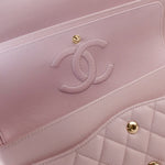 CHANEL Handbag 21S Pink Clair Caviar Classic Flap Quilted Medium LGHW - Redeluxe