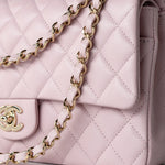 CHANEL Handbag 21S Pink Clair Caviar Classic Flap Quilted Medium LGHW - Redeluxe