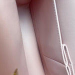 CHANEL Handbag 22B Rose Claire/ light pink Caviar Quilted Classic Double Flap Medium Light Gold Hardware - Redeluxe