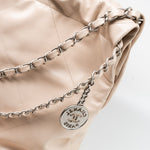 CHANEL Handbag 22P Ecru (nude) Small Calfskin Quilted 22 Bag - Redeluxe
