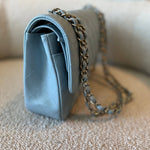 CHANEL Handbag 22P Light Blue Caviar Quilted Classic Flap Medium LGHW - Redeluxe
