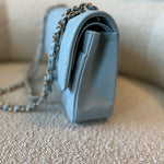 CHANEL Handbag 22P Light Blue Caviar Quilted Classic Flap Medium LGHW - Redeluxe