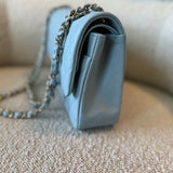 CHANEL Handbag 22P Light Blue Caviar Quilted Classic Flap Medium LGHW - Redeluxe