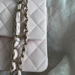 CHANEL Handbag 22P Light Pink Caviar Quilted Classic Flap Medium LGHW - Redeluxe