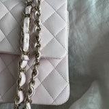 CHANEL Handbag 22P Light Pink Caviar Quilted Classic Flap Medium LGHW - Redeluxe