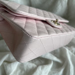 CHANEL Handbag 22P Light Pink Caviar Quilted Classic Flap Medium LGHW - Redeluxe