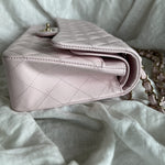 CHANEL Handbag 22P Light Pink Caviar Quilted Classic Flap Medium LGHW - Redeluxe