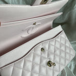 CHANEL Handbag 22P Light Pink Caviar Quilted Classic Flap Medium LGHW - Redeluxe