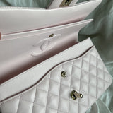 CHANEL Handbag 22P Light Pink Caviar Quilted Classic Flap Medium LGHW - Redeluxe
