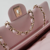 CHANEL Handbag 22P Light Pink Caviar Quilted Classic Flap Medium LGHW - Redeluxe