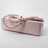 CHANEL Handbag 22P Light Pink Caviar Quilted Classic Flap Medium LGHW - Redeluxe
