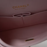 CHANEL Handbag 22P Light Pink Caviar Quilted Classic Flap Medium LGHW - Redeluxe