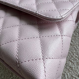 CHANEL Handbag 22P Light Pink Caviar Quilted Coco Handle Medium LGHW - Redeluxe