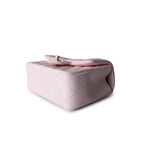 CHANEL Handbag 22P Light Pink Mini Top Handle Lambskin Quilted Light Gold Hardware - Redeluxe