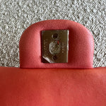 CHANEL Handbag 22P Pink/Orange Mini Lambskin Quilted with Top handle Rectangular LGHW - Redeluxe