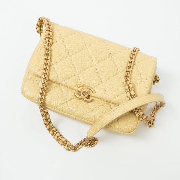 Exclusive CHANEL Quilted Small Chain Melody Flap Luxury Pre Owned Handbags REDELUXE