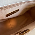CHANEL Handbag 22P White Lambskin Quilted 19 Flap Small MHW - Redeluxe