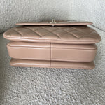 CHANEL Handbag 22S Beige Lambskin Quilted Trendy CC Light Gold Hardware - Redeluxe