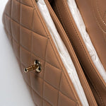 CHANEL Handbag 22S Beige / Light Caramel Lambskin Quilted Trendy CC Small Light Gold Hardware - Redeluxe