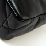 CHANEL Handbag 22S Black Lambskin Quilted 19 Flap Small Mixed Reverse Hardware - Redeluxe