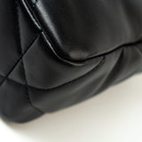 CHANEL Handbag 22S Black Lambskin Quilted 19 Flap Small Mixed Reverse Hardware - Redeluxe