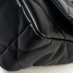 CHANEL Handbag 22S Black Lambskin Quilted 19 Flap Small Mixed Reverse Hardware - Redeluxe