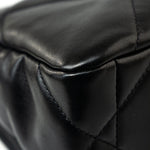 CHANEL Handbag 22S Black Lambskin Quilted 19 Flap Small Mixed Reverse Hardware - Redeluxe