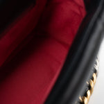 CHANEL Handbag 22S Black Lambskin Quilted 19 Flap Small Mixed Reverse Hardware - Redeluxe