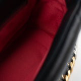 CHANEL Handbag 22S Black Lambskin Quilted 19 Flap Small Mixed Reverse Hardware - Redeluxe