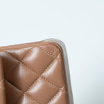 CHANEL Handbag 22S Caramel Lambskin Quilted Classic Flap Medium LGHW - Redeluxe