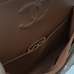 CHANEL Handbag 22S Caramel Lambskin Quilted Classic Flap Medium LGHW - Redeluxe