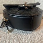 CHANEL Handbag 22S CC In Love Black Lambskin Quilted Large Heart Bag LGHW - Redeluxe