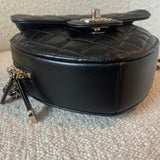 CHANEL Handbag 22S CC In Love Black Lambskin Quilted Large Heart Bag LGHW - Redeluxe