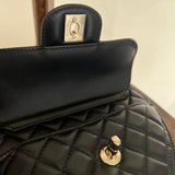 CHANEL Handbag 22S CC In Love Black Lambskin Quilted Large Heart Bag LGHW - Redeluxe