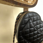 CHANEL Handbag 22S CC In Love Black Lambskin Quilted Large Heart Bag LGHW - Redeluxe