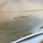 CHANEL Handbag 22S CC In Love White Lambskin Quilted Large Heart Bag LGHW - Redeluxe