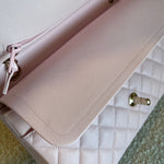 CHANEL Handbag 22S Light Pink Caviar Quilted Classic Flap Medium LGHW - Redeluxe