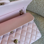 CHANEL Handbag 22S Light Pink Caviar Quilted Classic Flap Medium LGHW - Redeluxe