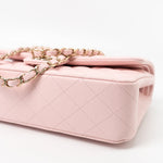 CHANEL Handbag 22S Light Pink Caviar Quilted Classic Flap Medium LGHW - Redeluxe