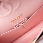 CHANEL Handbag 22S Light Pink Caviar Quilted Classic Flap Medium LGHW - Redeluxe
