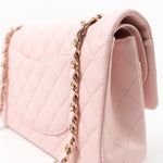 CHANEL Handbag 22S Light Pink Caviar Quilted Classic Flap Medium LGHW - Redeluxe