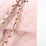 CHANEL Handbag 22S Light Pink Caviar Quilted Classic Flap Medium LGHW - Redeluxe