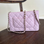 CHANEL Handbag 22S LIGHT PINK CAVIAR QUILTED WALLET ON CHAIN GHW (WOC) - Redeluxe